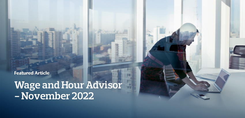 Wage and Hour Insurance Insights and Trends - November 2022