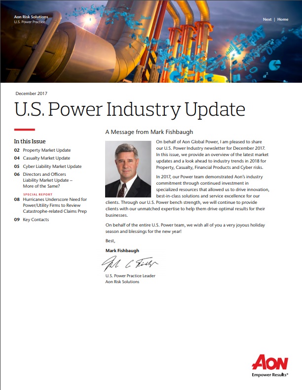U.S. Power Industry Update