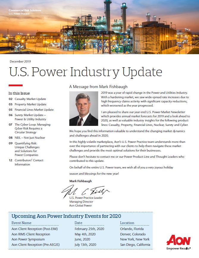 July 2019 U.S. Power Industry Update