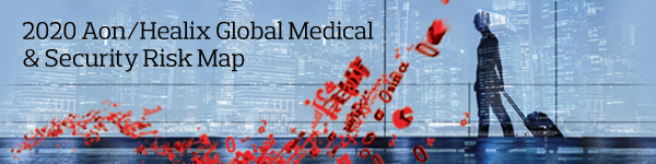 2020 Aon/Healix Global Medical & Security Risk Map: How can we mitigate employee and operational risk in times of unpredictability?
