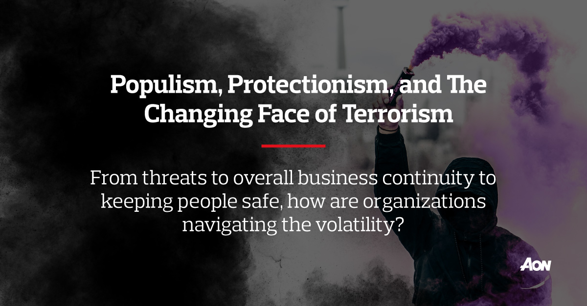 Political Risk, Terrorism and Political Violence Maps - 2019 | Aon