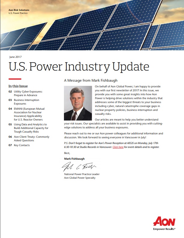 U.S. Power Industry Update