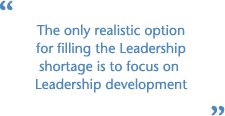 LEADeR - Filling leadership shortage